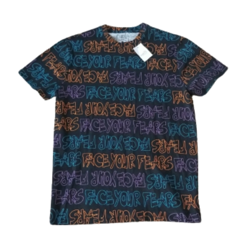 Rue 21 Jersey Straight Hem Face Your Fears T-Shirt